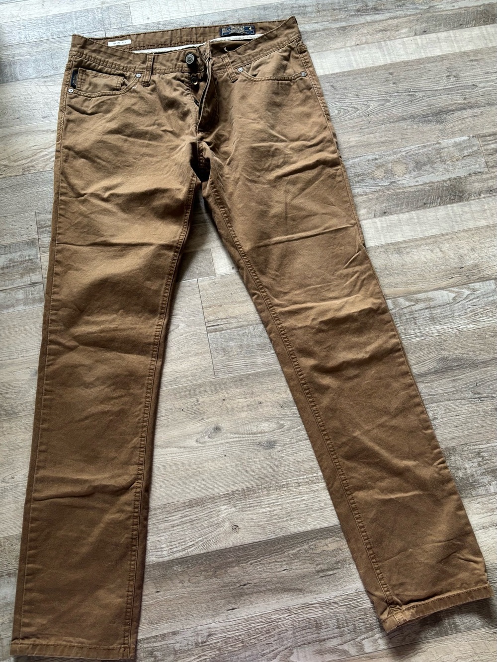 Jack & Jones Brown Slim Fit Chinos